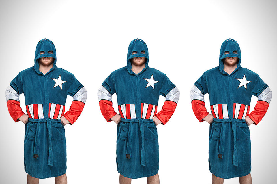 Captain America Bathrobe | HiConsumption