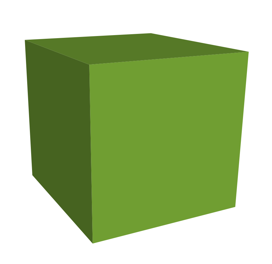 Green Cube large 900pixel clipart, Green Cube design
