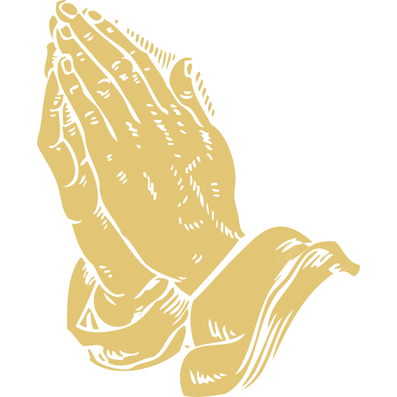 Clipart - Praying hands