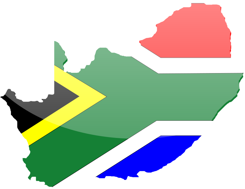 South African Flag 2 Free Vector / 4Vector