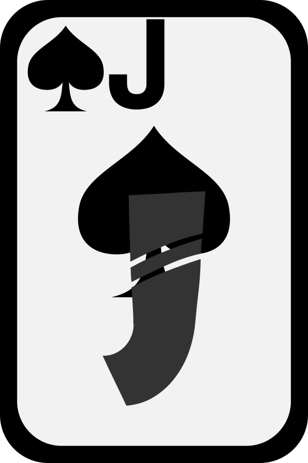 Ace of spades Clipart, vector clip art online, royalty free design ...