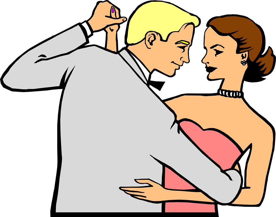 Free Stock Photos | Illustration of a couple dancing | # 8072 ...