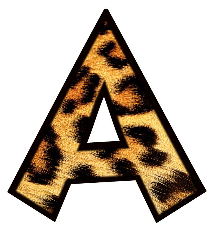 Printable Leopard Print Letters Printable World Holiday