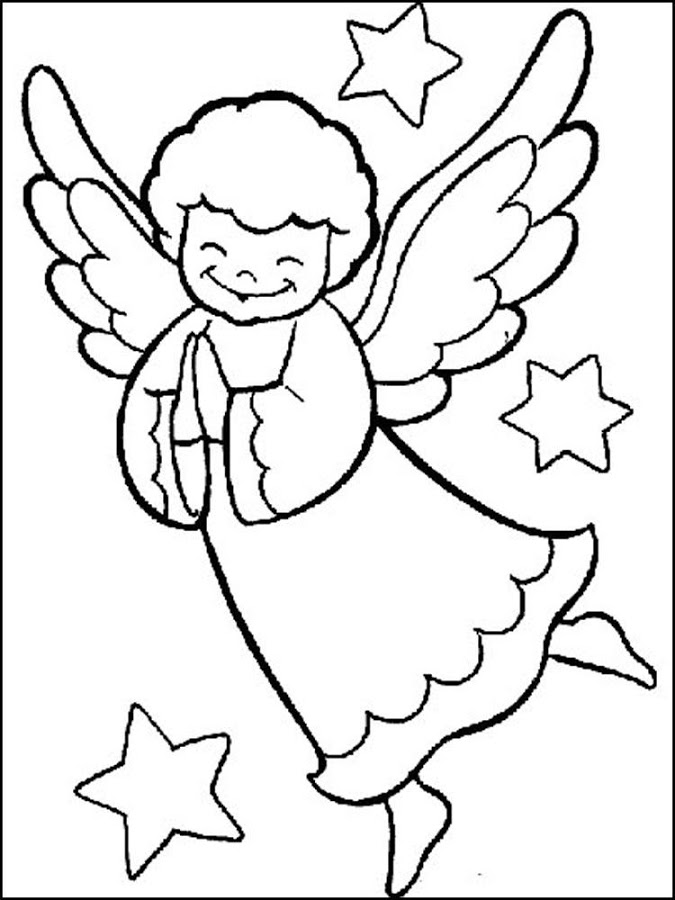 angels and coloring and pages - photo #23