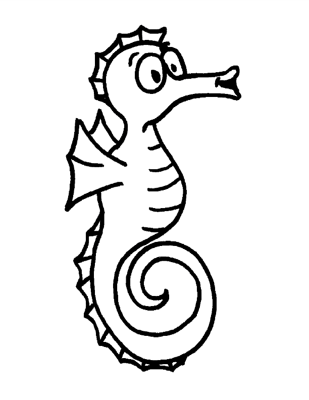 Sea Creature Coloring Pages For Kids | Animal Coloring Pages ...
