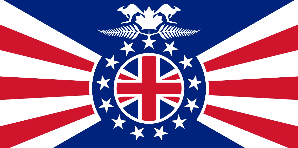 OC] Canada, US, UK, Australia and NZ combined flag (imperial remix ...