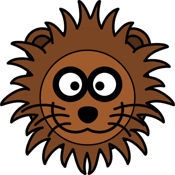 Lion Head Cartoon - Cliparts.co