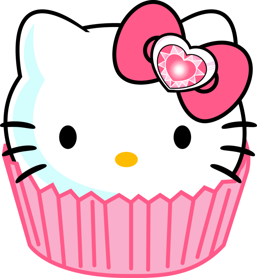 Cupcake Hello Kitty Clipart - ClipArt Best