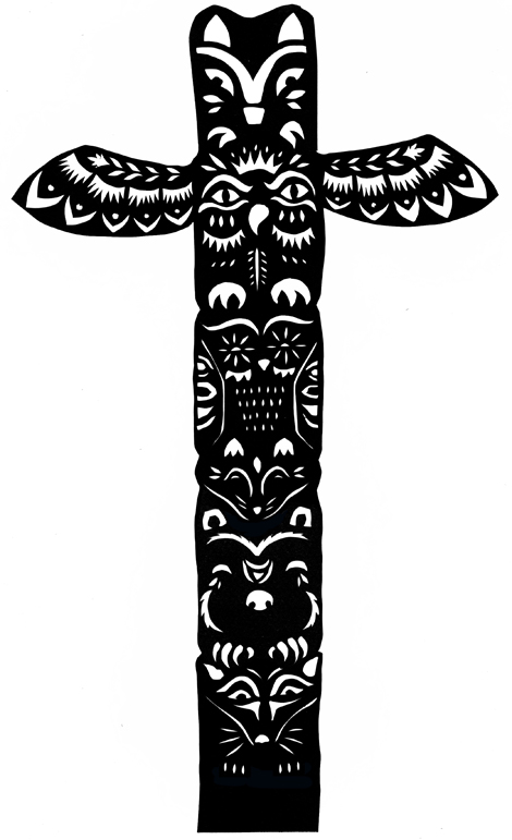 Totem Pole Designs - ClipArt Best