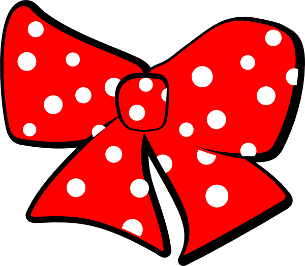 Minnie Mouse Bow clip art - vector clip art online, royalty free ...