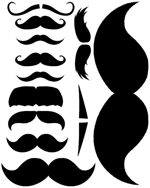 Pix For > Printable Mustache Outline