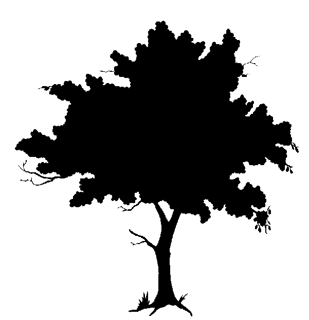 Pix For > Simple Tree Silhouette Clip Art