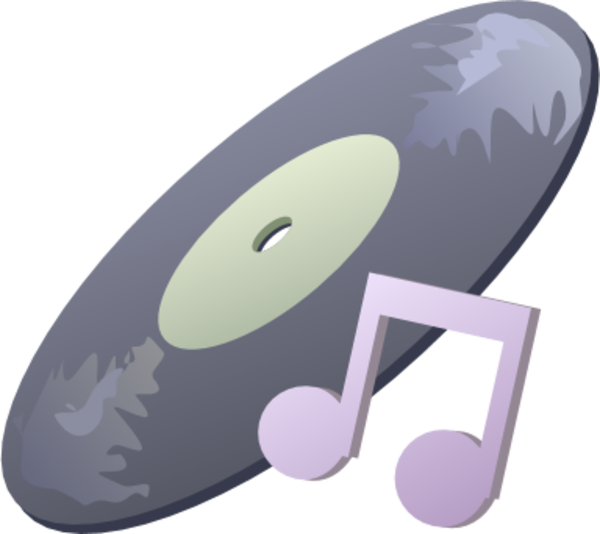 music icon iconset record pickup turntable LP EP - vector Clip Art