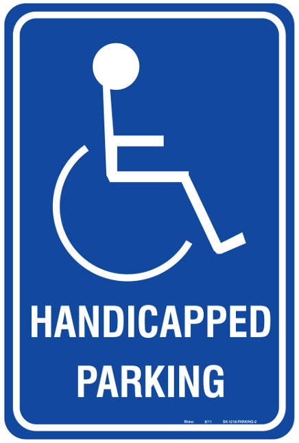 Pix For > Printable Handicap Parking Sign