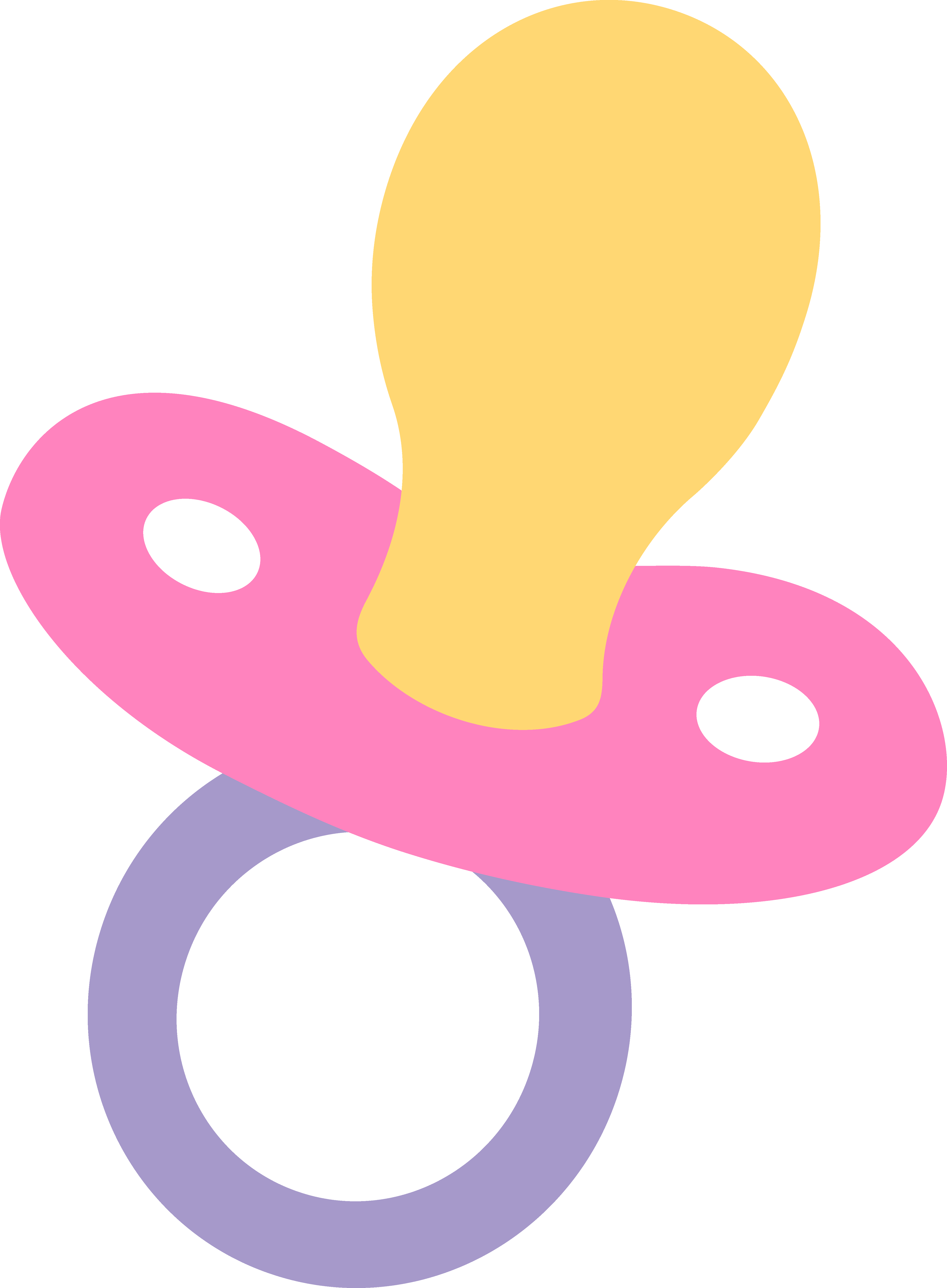 Pink Baby Pacifier Free Clip Art | HomeImprovementBasics ...