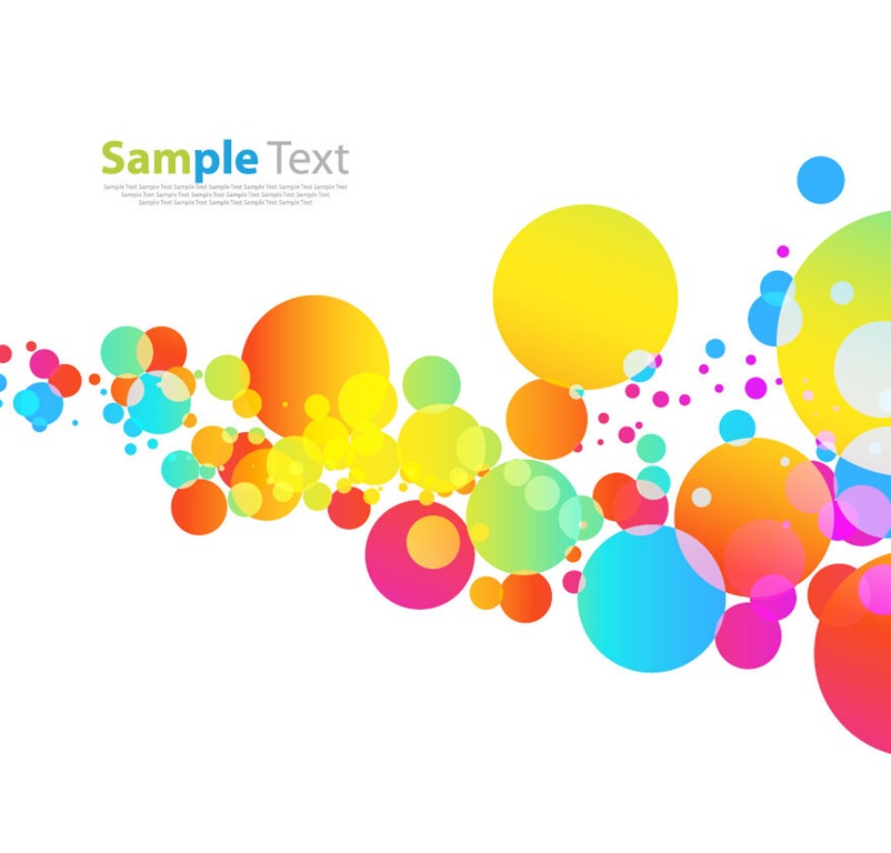 Colorful Pattern on White Background Vector Graphic | Free Vector ...