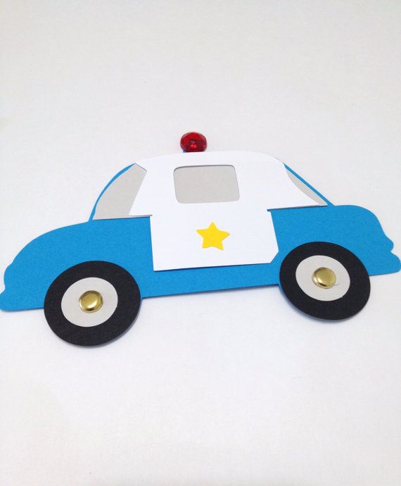 Police car craft kit for kids
