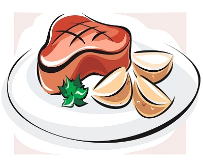 Pix For > Grilled Steak Clip Art