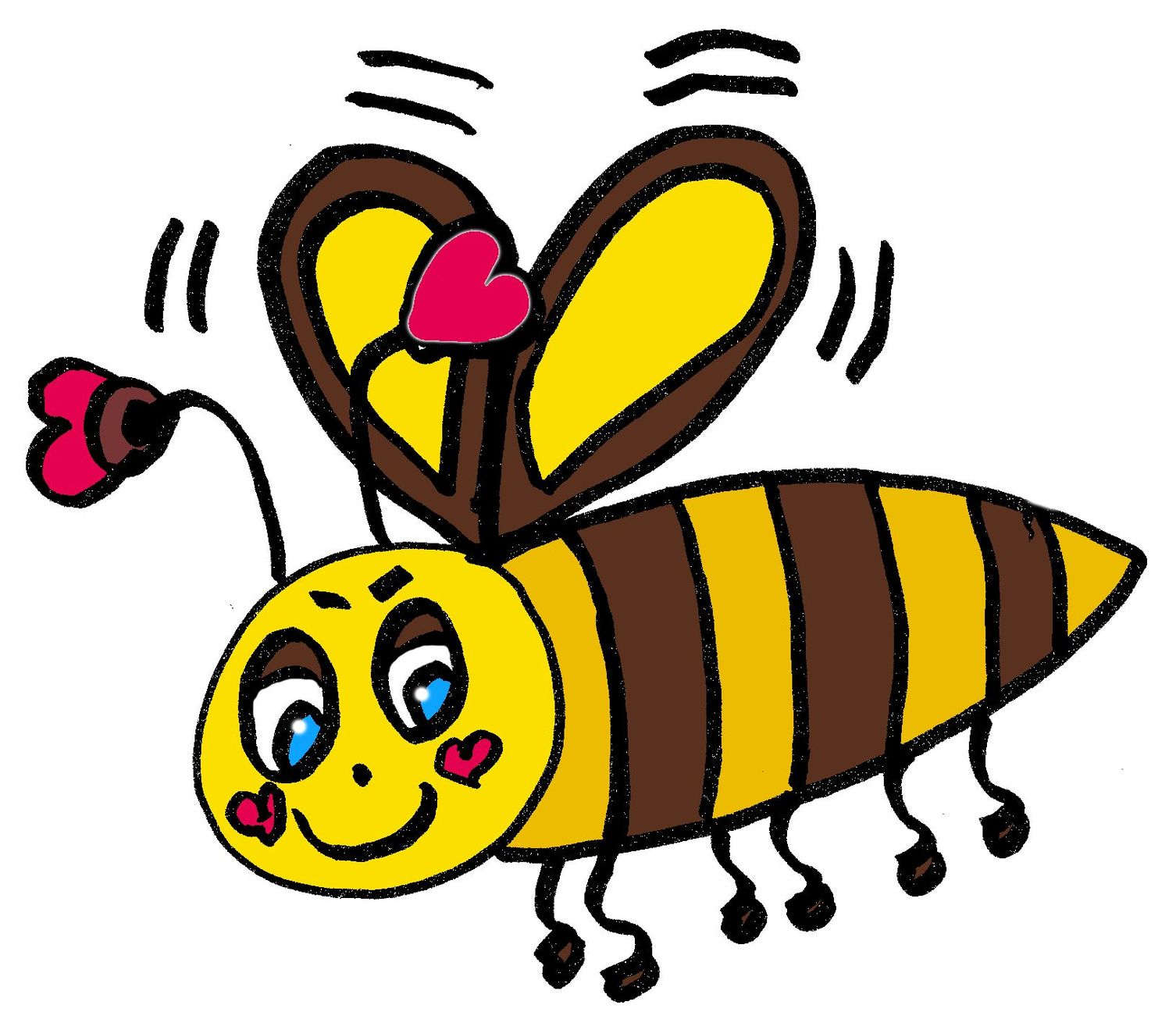 Images For > Bees Flying Clipart