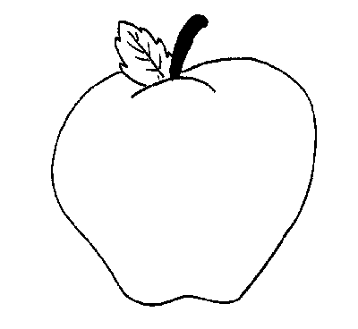 Apple Clip Art Black And White | Clipart Panda - Free Clipart Images
