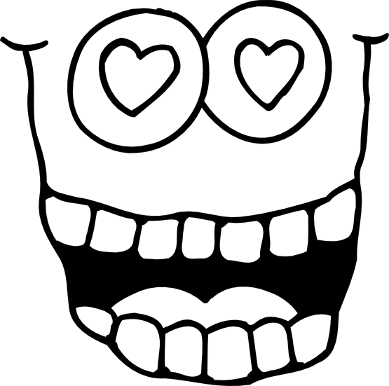 Googly Eyes Valentine 4 Art Coloring Book Colouring Sheet Page ...