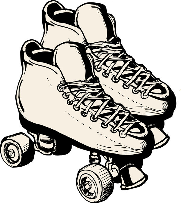 Pix For > Pair Of Roller Skates Clipart