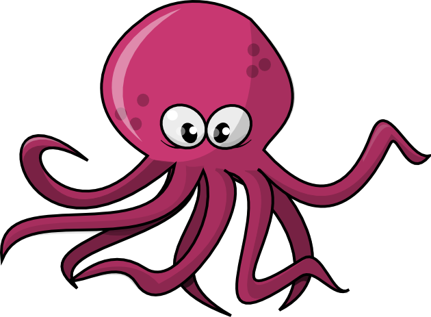 Octopus Clip Art Black And White | Clipart Panda - Free Clipart Images