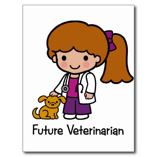 Future Veterinarian - Girl Postcards | Zazzle
