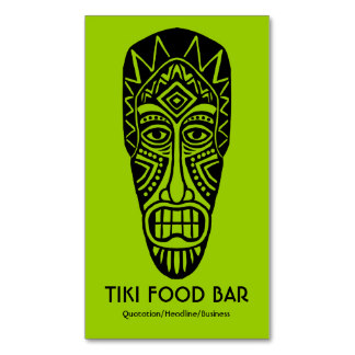 Tiki Mask Business Cards, 58 Tiki Mask Busines Card Template Designs