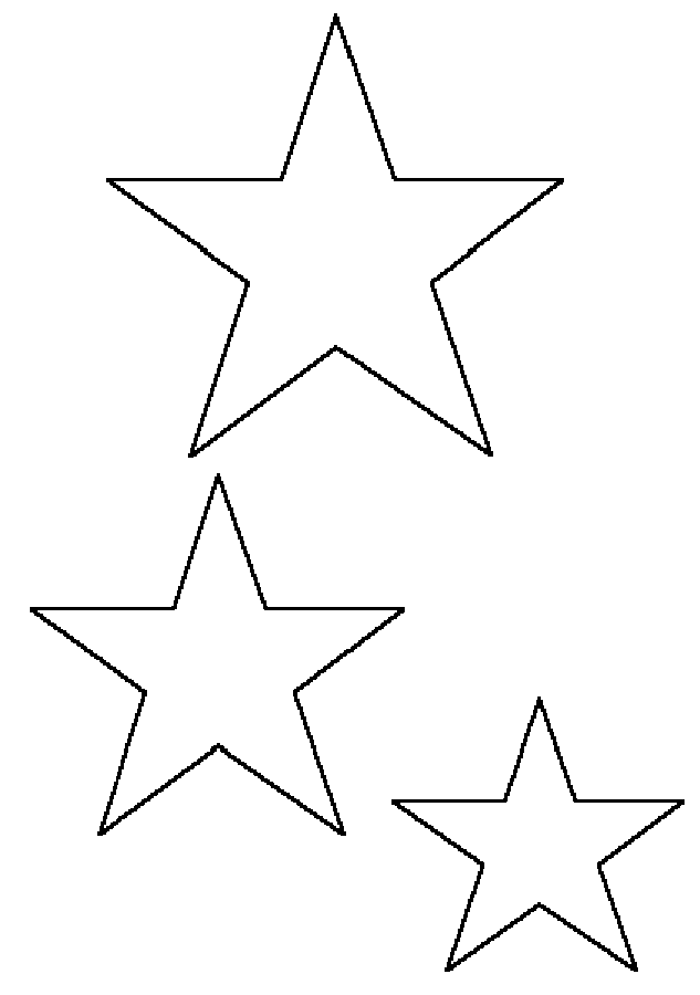 Stars Template Printable