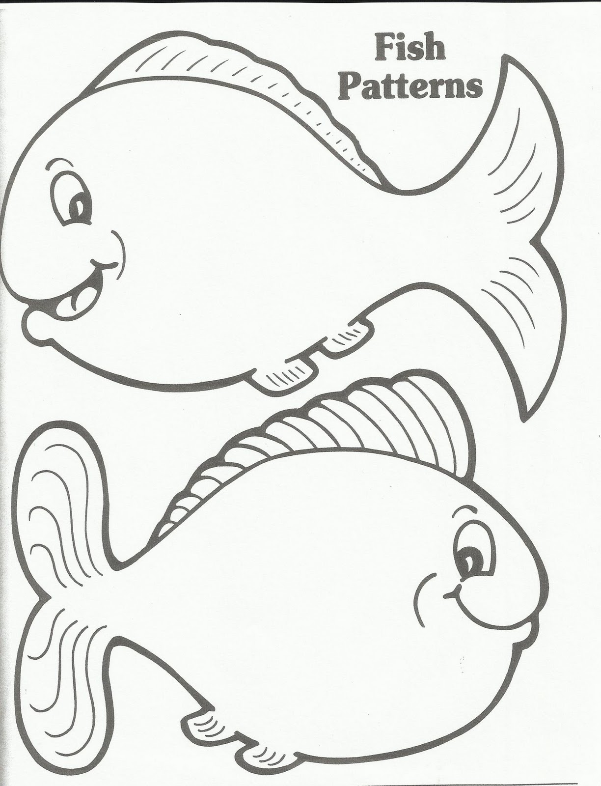 Fish Templates Cliparts co