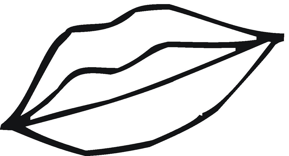 Lips Black And White Clip Art - Gallery