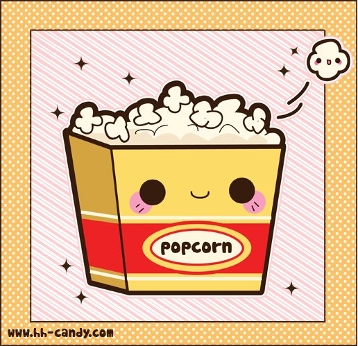 cute popcorn by ddder0 on DeviantArt