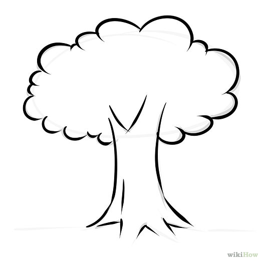 Simple Tree Drawings - Cliparts.co