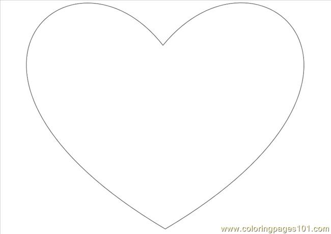 Simple Heart Dl10 coloring page - Free Printable Coloring Pages
