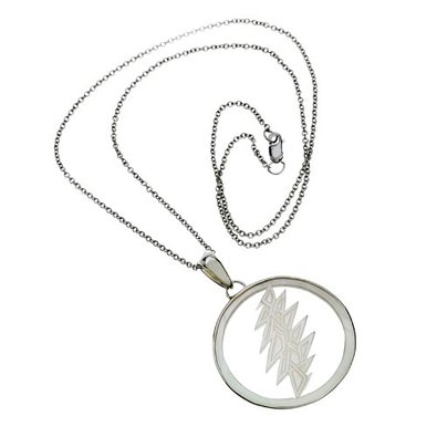 Amazon.com: Cynthia Gale Grateful Dead Lightning Bolt Necklace ...
