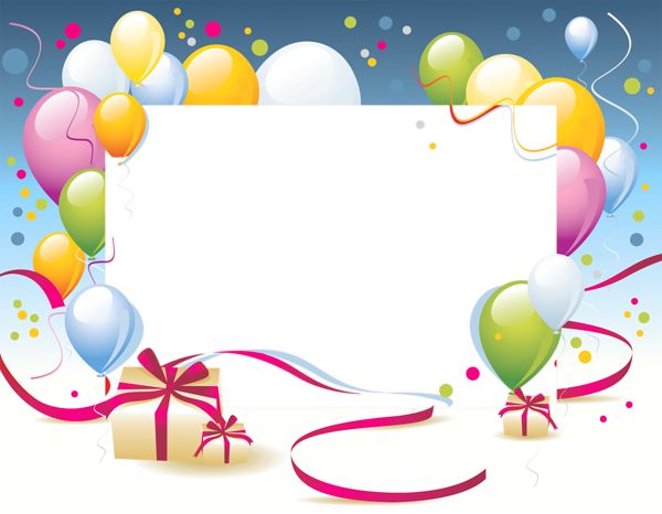Birthday Transparent PNG Photo Frame | Birthday cards | Pinterest