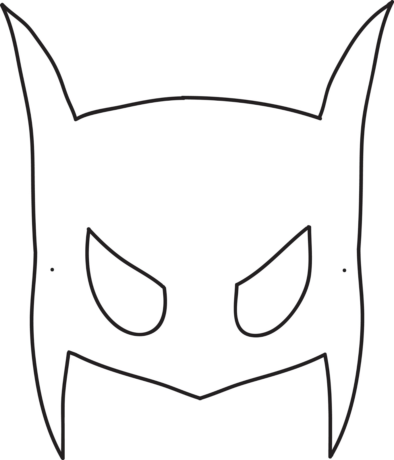 Batman Mask Template Cliparts co