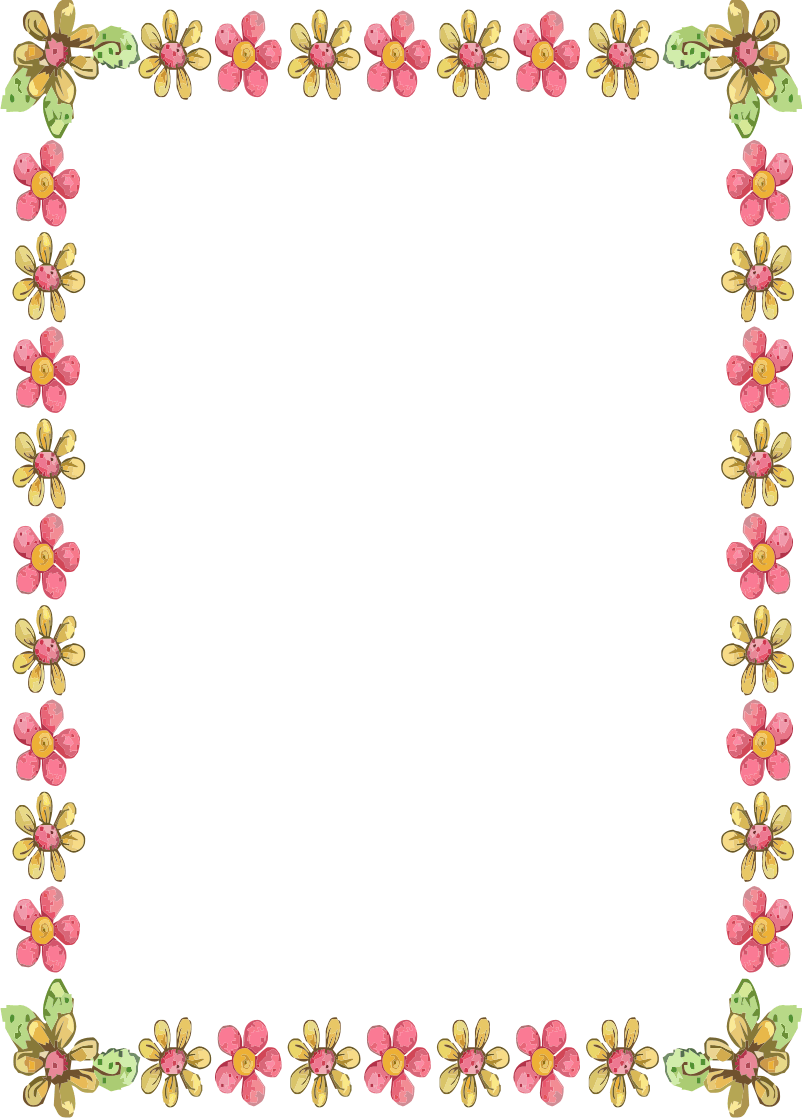 Simple Flower Border Designs For A4 Paper Cliparts.co