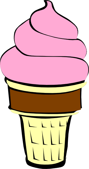 ice cream in a bowl clipart - photo #8