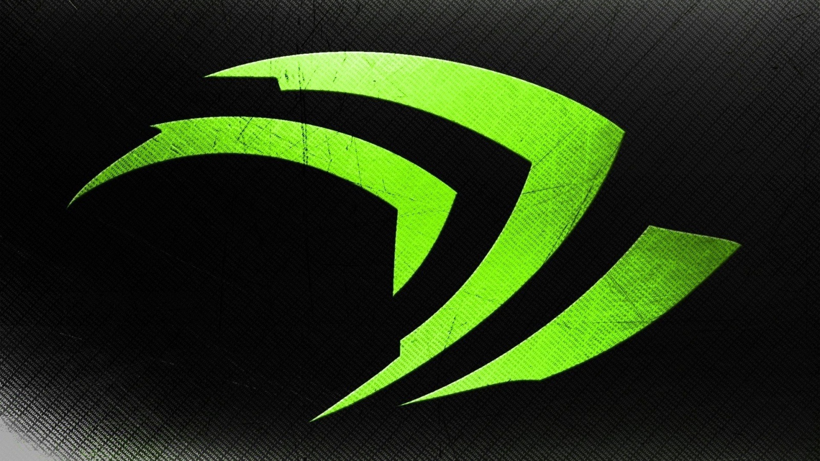 Des download cool hd nvidia logo brand green black background ...