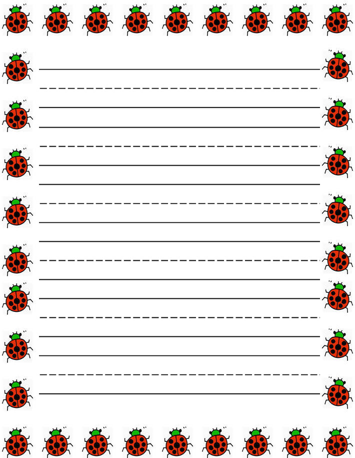 Printable Writing Paper With Border - ClipArt Best