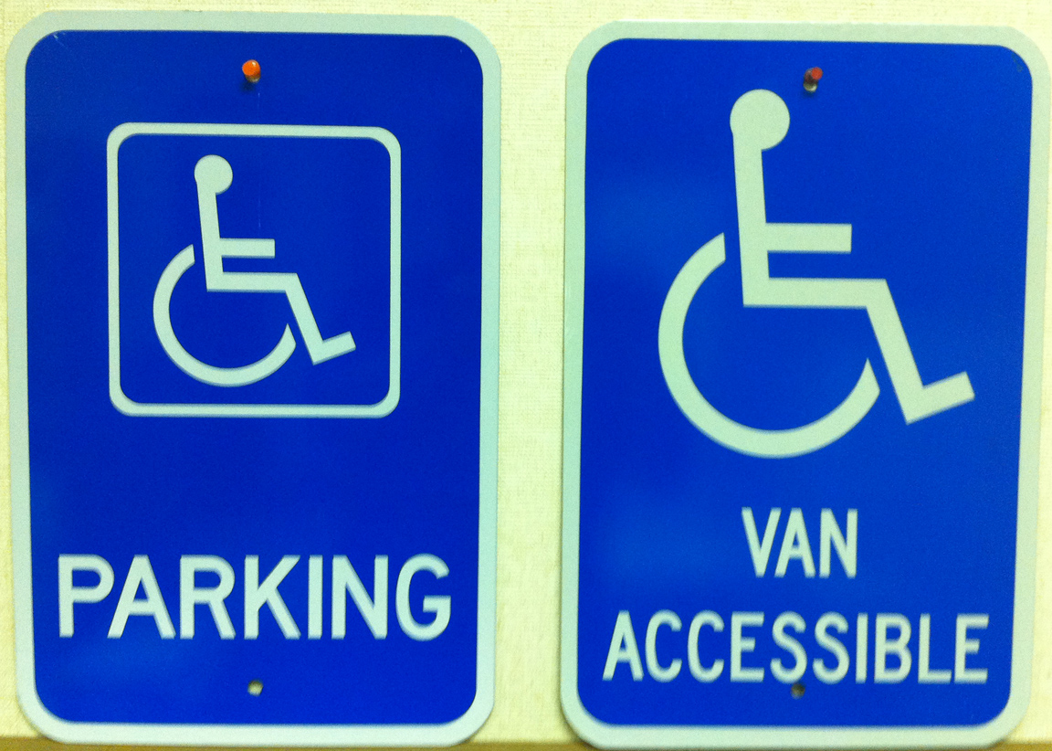 Pre Printed Handicapped Parking Signs
