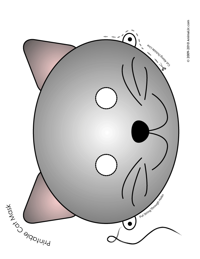 Printable Animal Masks: Cat Mask - Woo! Jr. Kids Activities