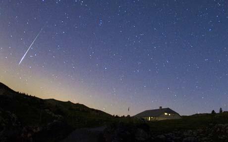 Shooting star shower to pass over Britain - Telegraph