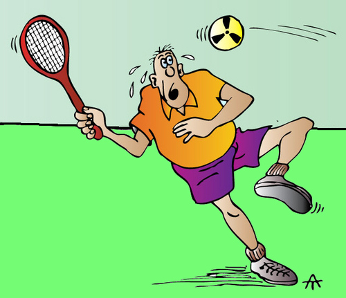 Tennis By Alexei Talimonov | Politics Cartoon | TOONPOOL
