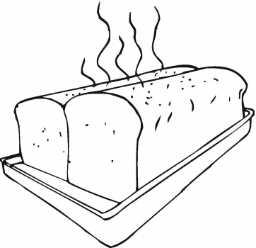 LOAF OF BREAD COLORING PAGE « Free Coloring Pages