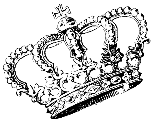 Search crown drawing illustration black and white cute images ...