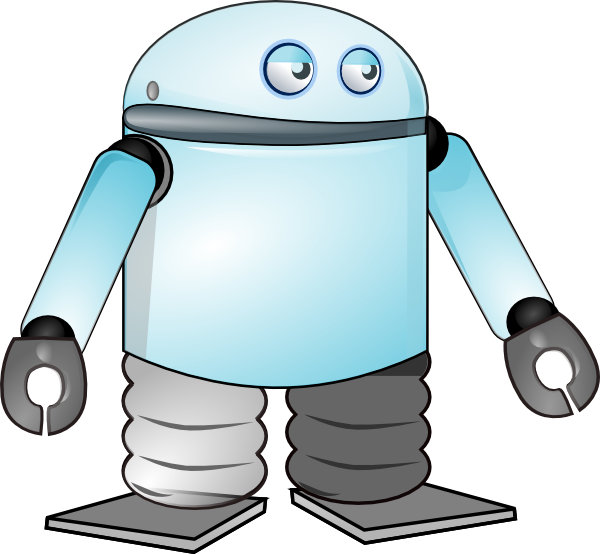 Cartoon Robot clip art - vector clip art online, royalty free ...