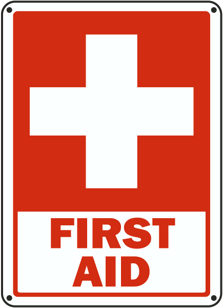 First Aid Sign by SafetySign.com - F7670